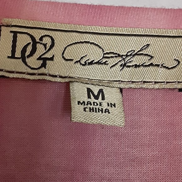 NWOT DG2 BY DIANE GILMAN/ SHIRT/MEDIUM - Picture 4 of 6